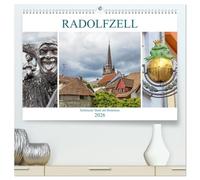Radolfzell - schmucke Stadt am Bodensee (hochwertiger Premium Wandkalender 2026 DIN A2 quer), Kunstdruck in Hochglanz: Radolfzell am nördlichen Ufer des Bodensees