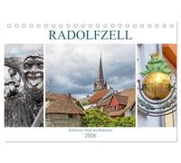 Radolfzell - schmucke Stadt am Bodensee (Tischkalender 2026 DIN A5 quer), CALVENDO Monatskalender: Radolfzell am nördlichen Ufer des Bodensees