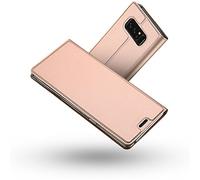 RADOO Coque Galaxy Note 8,Ultra Mince en Cuir PU Premium Housse à Rabat Portefeuille Étui de Bumper Folio à Clapet avec [Fente pour Carte] pour Samsung Galaxy Note 8 (Rose)
