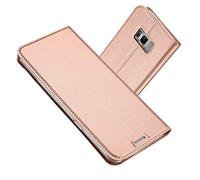 RADOO Coque Galaxy S8 Plus,Ultra Mince en Cuir PU Premium Housse à Rabat Portefeuille [Antichoc TPU] Étui de Protection Bumper Folio à Clapet avec [Fermoir Magnétique] pour Samsung S8 Plus (Rose)