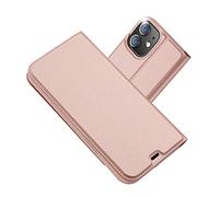 RADOO Coque iPhone 12 / iPhone 12 Pro (6,1 Pouces), Ultra Mince en Cuir PU Premium Housse à Rabat Portefeuille Coque [Antichoc TPU] [Fente pour Carte] [Fermoir Magnétique] (Or Rose)