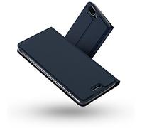 Radoo Coque iPhone 6,Coque iPhone 6S, Ultra Mince en Cuir PU Premium Housse à Rabat Portefeuille Coque Étui de Bumper Folio à Clapet avec [Fermoir Magnétique] pour iPhone 6 / 6S 4,7 Pouces (Bleu)