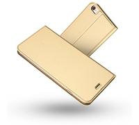RADOO Coque iPhone 6 Plus,Coque iPhone 6S Plus,Ultra Mince en Cuir PU Premium Housse à Rabat Portefeuille Coque Étui de Protection Bumper Folio à Clapet pour Apple iPhone 6S Plus/iPhone 6 Plus (Or)