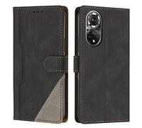 Radoo Coque pour Huawei Honor 50 Pro/Nova 9 Pro, Housse Etui Portefeuille Cuir Multifonction, Fermeture Magnétique à Clapet Anti-Choc Flip Case Compatible avec Huawei Honor 50 Pro (Noir)