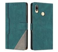 Radoo Coque pour Huawei Y6 2019/Honor 8A/Y6 Prime 2019, Housse Etui Portefeuille Cuir Multifonction, Fermeture Magnétique à Clapet Anti-Choc Flip Case Compatible avec Huawei Y6 2019 / Honor 8A (Vert)