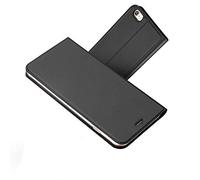 Radoo Coque pour iPhone 6, Ultra-Fine, en Simili-Cuir de première qualité, Housse à Rabat Type Portefeuille, étui de Protection à clapet, pour Apple iPhone 6/iPhone 6S 4,7" - Gris/Noir