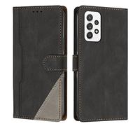 Radoo Coque pour Samsung Galaxy A32 4G, Housse Etui Portefeuille Cuir Multifonction, Fermeture Magnétique à Clapet Anti-Choc [Fonction Support] Flip Case Compatible avec Samsung Galaxy A32 4G (Noir)