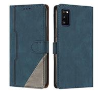 Radoo Coque pour Samsung Galaxy A41, Housse Etui Portefeuille Cuir Multifonction, Fermeture Magnétique à Clapet Anti-Choc [Fonction Support] Flip Case Compatible avec Samsung Galaxy A41 (Bleu)