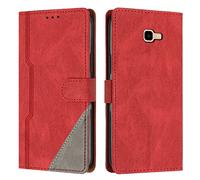 Radoo Coque pour Samsung Galaxy A5 2017 / A520, Housse Etui Portefeuille Cuir Multifonction, Fermeture Magnétique à Clapet [Fonction Support] Flip Case Compatible avec Samsung A5 2017/A520 (Rouge)