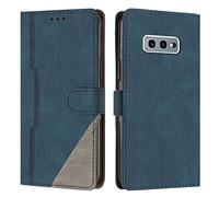 Radoo Coque pour Samsung Galaxy S10E, Housse Etui Portefeuille Cuir Multifonction, Fermeture Magnétique à Clapet Anti-Choc [Fonction Support] Flip Case Compatible avec Samsung Galaxy S10E (Bleu)