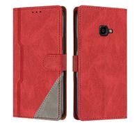 Radoo Coque pour Samsung Galaxy Xcover 4 / 4S, Housse Etui Portefeuille Cuir Multifonction, Fermeture Magnétique à Clapet [Fonction Support] Flip Case Compatible avec Samsung Xcover 4/4S (Rouge)