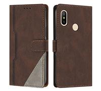 Radoo Coque pour Xiaomi Mi 8 / Mi 8 Pro, Housse Etui Portefeuille Cuir Multifonction, Fermeture Magnétique à Clapet Anti-Choc [Fonction Support] Flip Case pour Xiaomi Mi 8 / Mi 8 Pro (Marron)