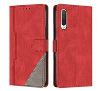 Radoo Coque pour Xiaomi Mi CC9E / Xiaomi Mi A3, Housse Etui Portefeuille Cuir Multifonction, Fermeture Magnétique à Clapet Anti-Choc [Fonction Support] Flip Case pour Xiaomi Mi CC9E / Mi A3 (Rouge)