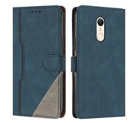 Radoo Coque pour Xiaomi Redmi 5, Housse Etui Portefeuille Cuir Multifonction, Fermeture Magnétique à Clapet Anti-Choc [Fonction Support] Flip Case Compatible avec Xiaomi Redmi 5 (Bleu)