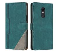 Radoo Coque pour Xiaomi Redmi 5 Plus, Housse Etui Portefeuille Cuir Multifonction, Fermeture Magnétique à Clapet Anti-Choc [Fonction Support] Flip Case Compatible avec Xiaomi Redmi 5 Plus (Vert)