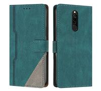 Radoo Coque pour Xiaomi Redmi 8 / 8A, Housse Etui Portefeuille Cuir Multifonction, Fermeture Magnétique à Clapet Anti-Choc [Fonction Support] Flip Case Compatible avec Xiaomi Redmi 8 / 8A (Vert)