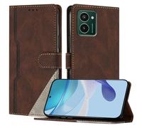 Radoo Étui en Cuir Antichoc Nokia HMD Pulse Pro,étui Portefeuille magnétique en PU, étui de Type Livre, étui à Rabat Nokia HMD Pulse Pro(Marron)