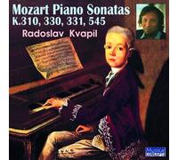 Radoslav Kvapil - Mozart Piano Sonatas Nos. 8,10,11,15, K.301,330,331,545 [Cd]
