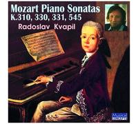 Radoslav Kvapil - Mozart Piano Sonatas Nos. 8,10,11,15, K.301,330,331,545 [Cd]