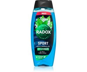 Radox Mineral Therapy gel de douche pour homme maxi Mint & Sea Salt 450 ml