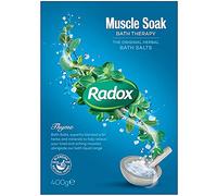 Radox Muscle Soak Sels de bain à base de plantes, 400 g