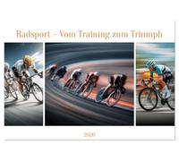 Radsport - Vom Training zum Triumph (Tischkalender 2026 DIN A5 quer), CALVENDO Monatskalender: Ein realistischer Kalender mit KI-generierten Fahrradmotiven
