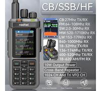 Radtel RT-880 10w Radio amateur multi-bande HF UHF VHF avec AM USB LSB CW CB LW MW SW SSB,1024 canaux,répéteur de bande transversale - Type Standard-EURO