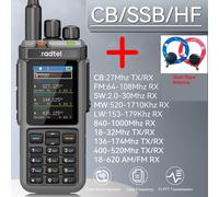 Radtel RT-880 10w Radio amateur multi-bande HF UHF VHF avec AM USB LSB CW CB LW MW SW SSB,1024 canaux,répéteur de bande transversale - Type Add short-wave-EURO