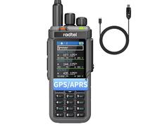 Radtel RT-880G GPS APRS Radio Amateur 10W Talkie-walkie Radio CB Portable 1024 canaux HF SSB RX avec répéteur de Bande croisée, écran Couleur de 2,4 Pouces, Batterie Rechargeable de 2400mAh,