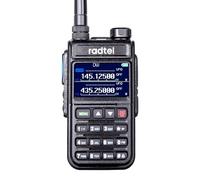 Radtel RT-890 Double Bande Ham Radio Couleur LCD Walkie Talkie avec réception de Bande d’air et nom du Canal/Radio FM/VOX/