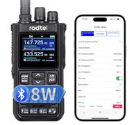 Radtel RT-900 Talkie-Walkie 8W Multi-Bande, Radio VHF/UHF 256 Canaux, Aviation, Marine, Batterie 2200mAh, Programmation Via Application