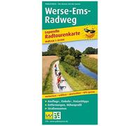 Radtourenkarte Werse-Ems-Radweg 1 : 50 000 In Leporello-Falzung