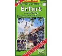 Radwander- Und Wanderkarte Erfurt Und Umgebung