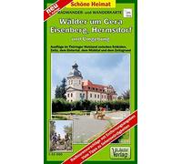 Radwander- Und Wanderkarte Gera, Bad Köstritz, Bad Klosterlaunitz, Eisenberg, Hermsdorf Und Umgebung 1 : 35 000