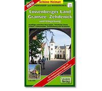 Radwander- Und Wanderkarte Löwenberger Land, Lindow, Zehdenick Und Umgebung