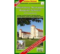 Radwander- Und Wanderkarte Rheinsberg, Neuruppin, Ruppiner Schweiz Und Umgebung
