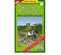 Radwander- Und Wanderkarte Unteres Saaletal, Weißenfels, Merseburg, Zeitz Und Umgebung