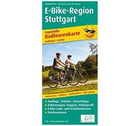 Radwanderkarte Leporello E-Bike-Region Stuttgart 1 : 50 000