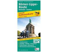 Radwanderkarte Römer-Lippe-Route, Detmold - Xanten 1 : 50 000