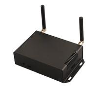 Radxa Boîtier en métal 1290 pour Rock 5T, alliage d'aluminium | Extension d'antenne à 5 antennes, compatible avec dissipateur thermique 6240B, prise en charge SSD M.2 2280