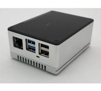 Radxa RockPi_GH_PROLP_SV Boîtier pour ordinateur monocarte Convient pour (kits de développement): Rock Pi argent