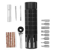 Rady Tire Changing Tools - Levier de Réparation avec Vélo, Kit d'extraction de Cliquet Portable | Kit d'entretien Compact Vélo Mountain Dirt Gravel Road Trail Équipement de Pendule Sac à Dos avec Roue