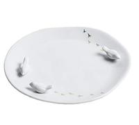 Räder Assiette en porcelaine avec oiseaux