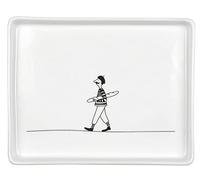 Räder Beurrier Bon appétit - Récipient à beurre rectangulaire en acier inoxydable 18/8 noir, adapté pour un morceau de beurre normal, avec couvercle en acier inoxydable, lavage à la main seulement