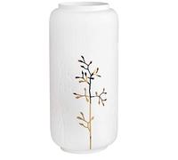 Räder Branche d'or Vase Blanc Hauteur 21,5 cm Diamètre 10,5 cm