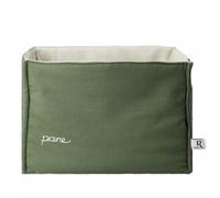 Räder Corbeille à pain en coton "pane" - Vert et blanc Cucina Italiana