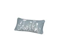 RAEDER Coussin garni TRAUMKISSEN 33x17cm Donne une chance à chaque jour gris clair