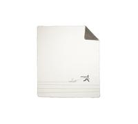 RAEDER Couverture de Noël 150x200cm Traîneau à chiens blanc