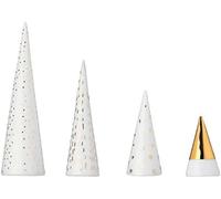 Räder – Ensemble de petits arbres d'hiver – 4 pièces – Doré