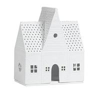 Räder Grande Maison Lumineuse en Forme de Pain d'épices en Porcelaine 16,5 x 9 x 20 cm